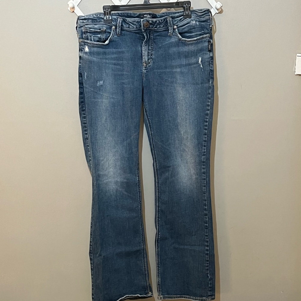 Silver suki bootcut jeans. Size 18.